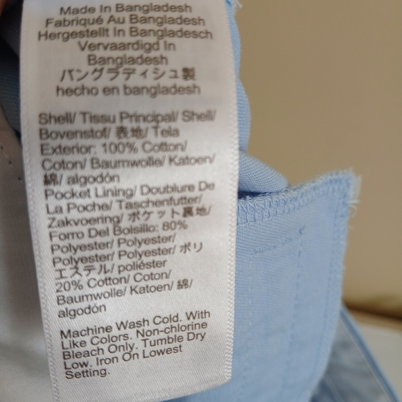 J. Crew Light Blue Shorts womens size 10   7" inseam - Picture 4 of 6